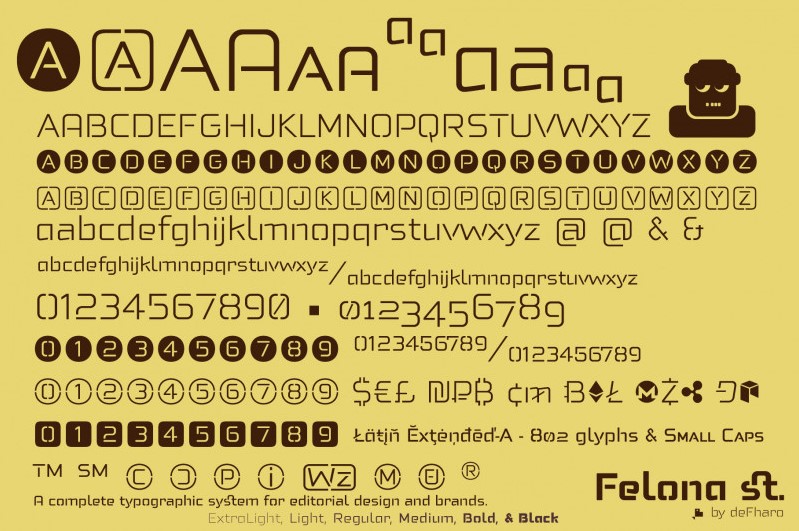 felona st font - Felona st. Neo Stencil Font Free Download