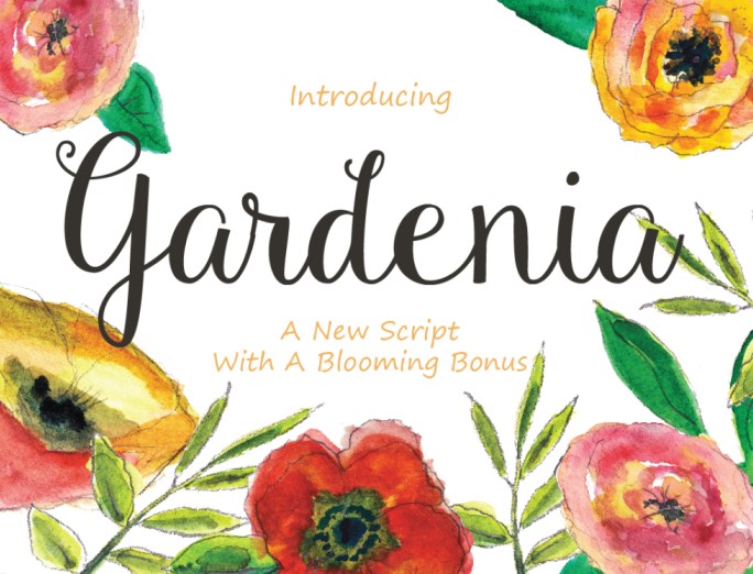 gardenia font - Gardenia Script Font Free Download