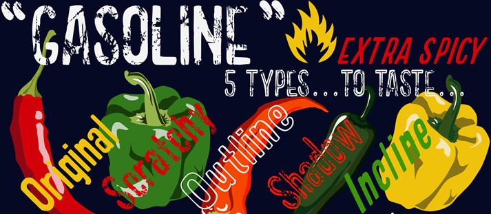gasoline font - Gasoline Scratchy Font Free Download