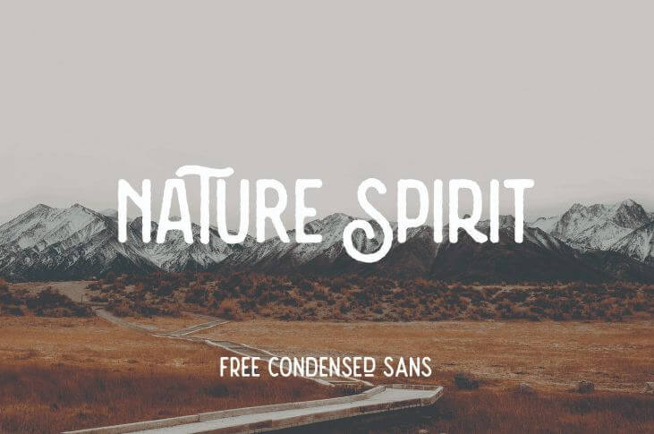 nature spirit font - Nature Spirit Vintage Font Free Download