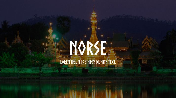 norese font - Norse Font Free Download