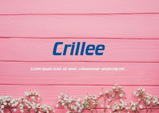 Crillee Font