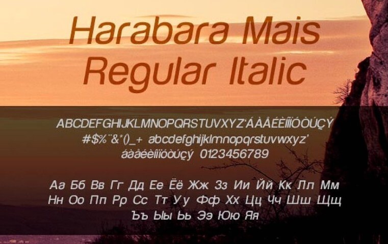 Harabara Mais Font