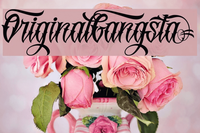 Original Gangsta Font Free Download