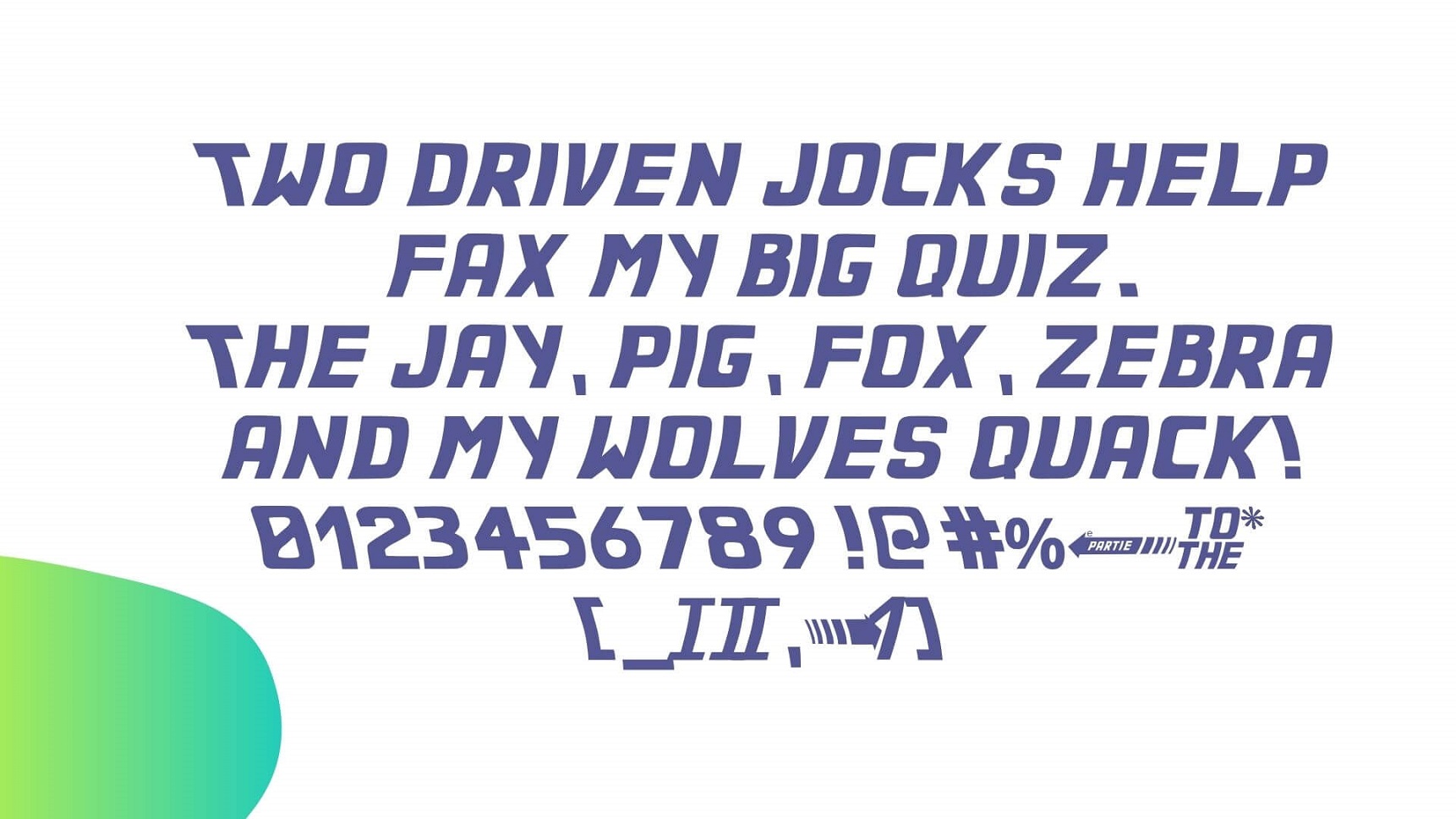 Back to the Future Font View
