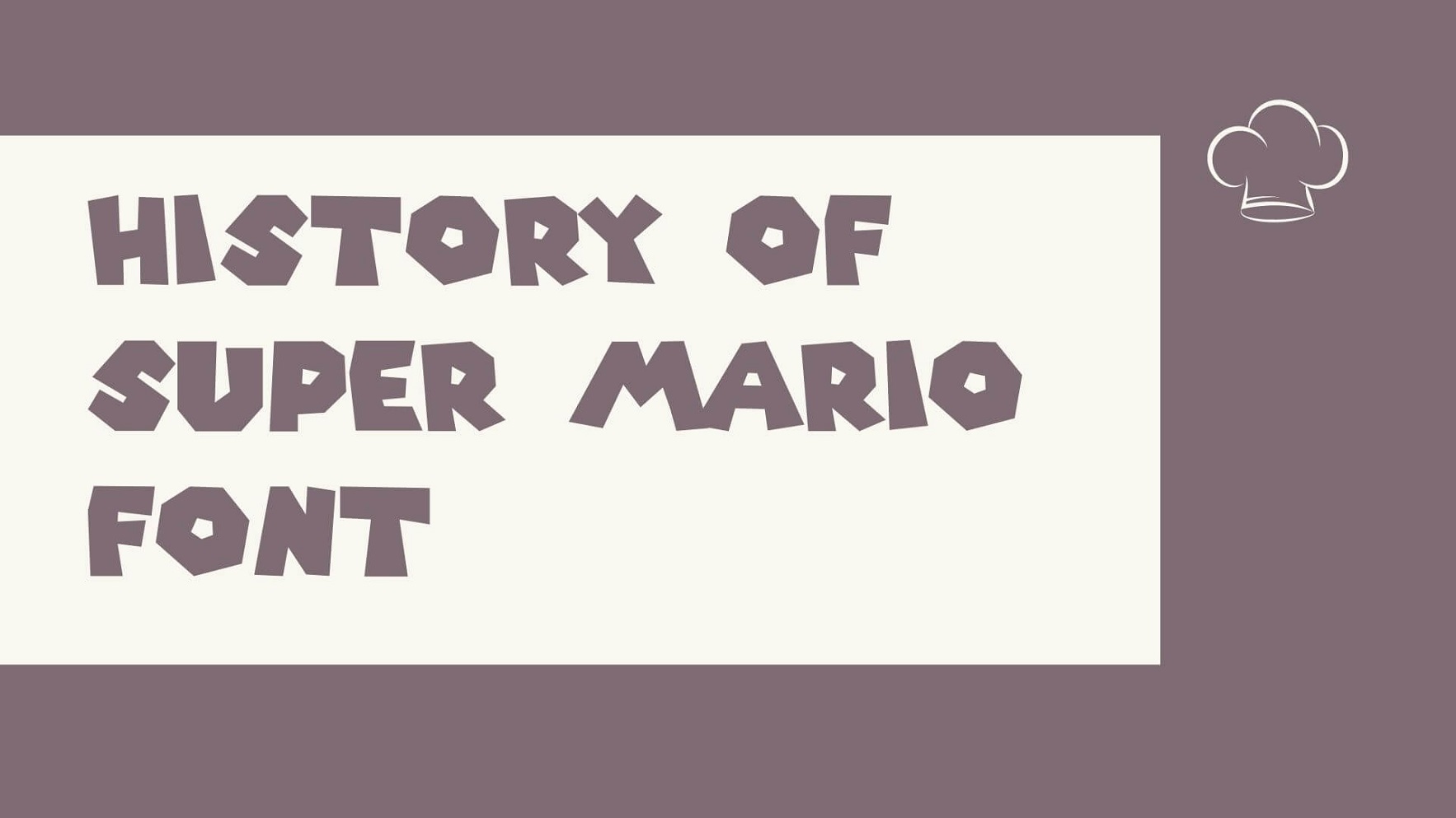 History of Super Mario Font - Super Mario Font Free Download