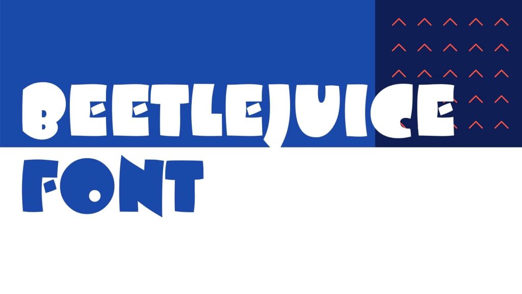 Beetlejuice Font Family Free Download