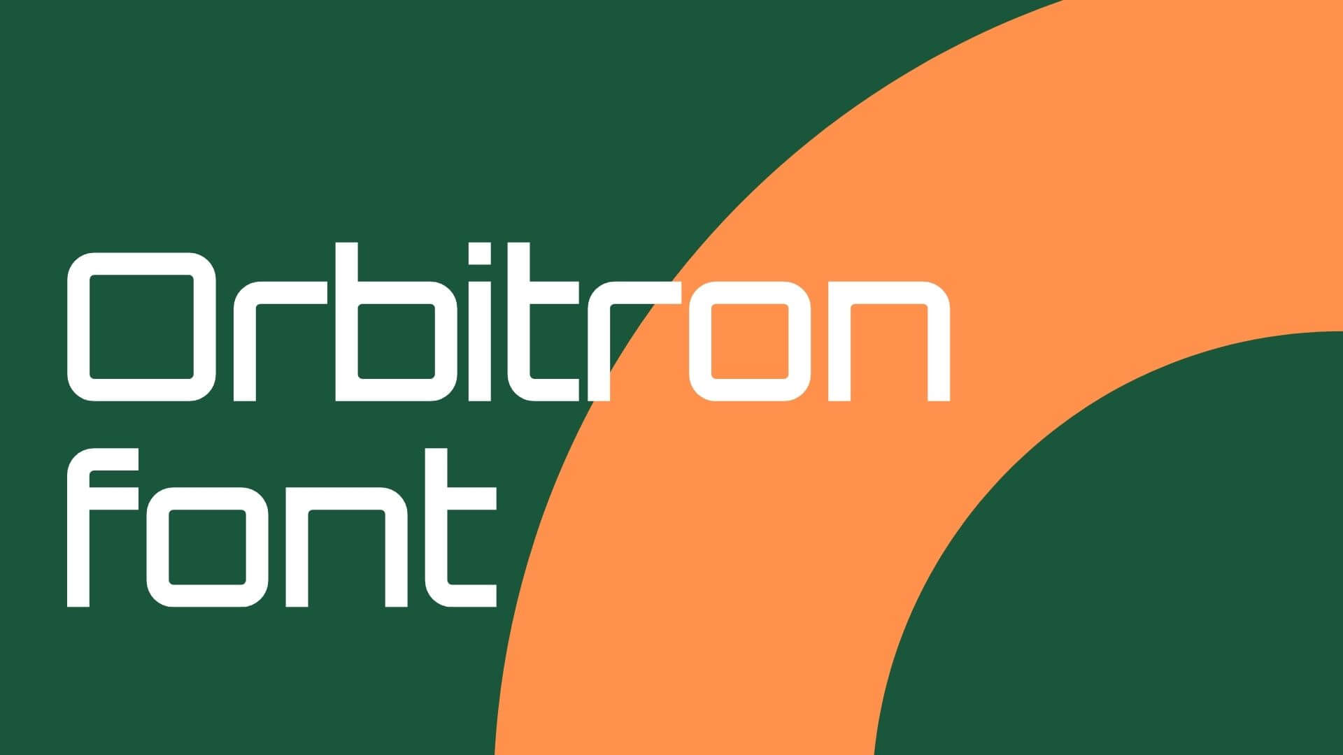 Orbitron Font