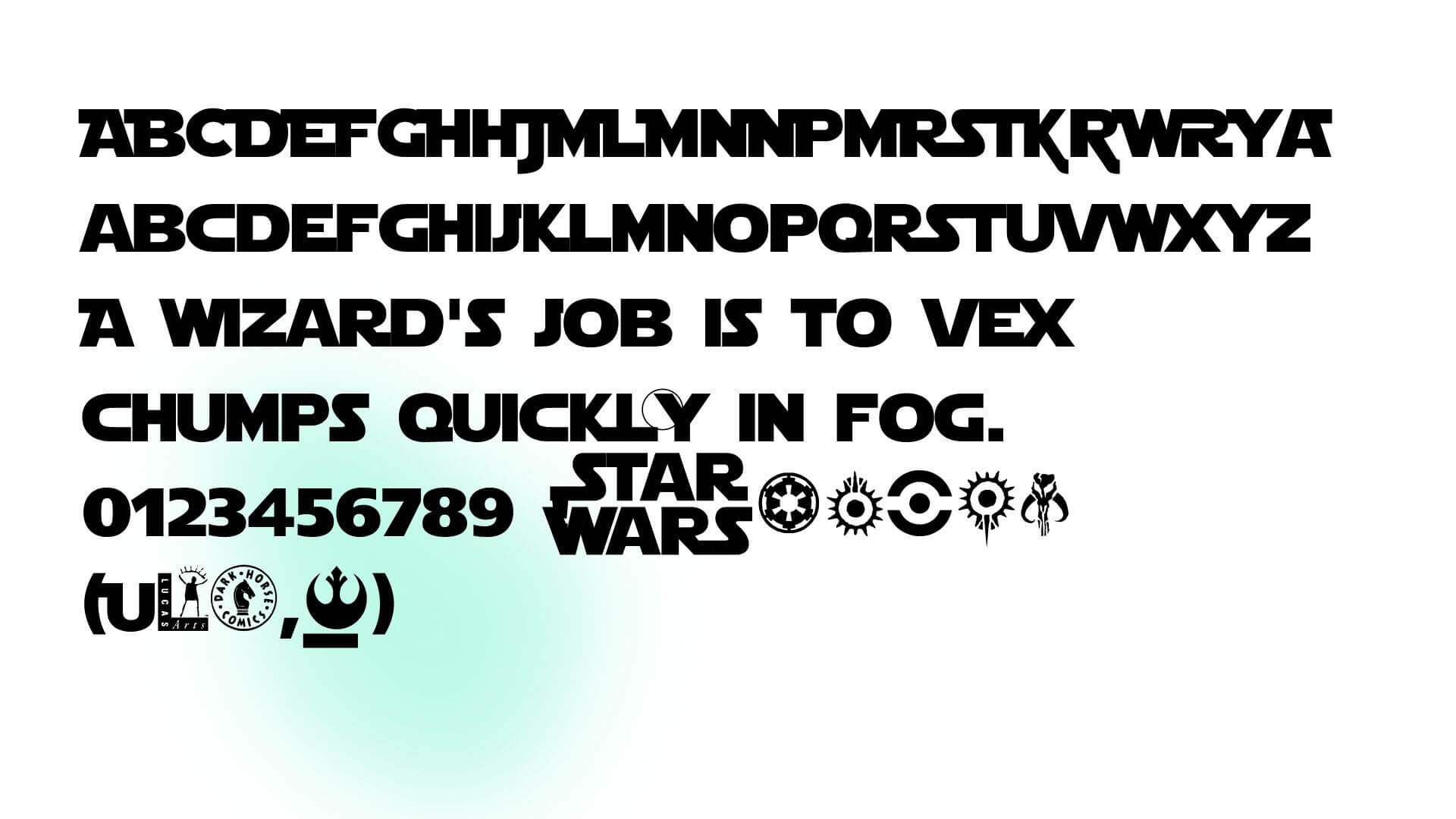 Star wars Font View