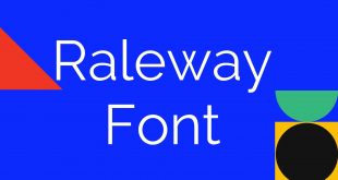 Raleway Font 310x165 - Raleway Font Family Free Download