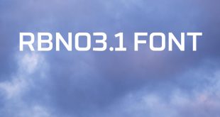 RBNO3 Font