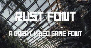 Rust Font