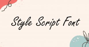 Style Script Font