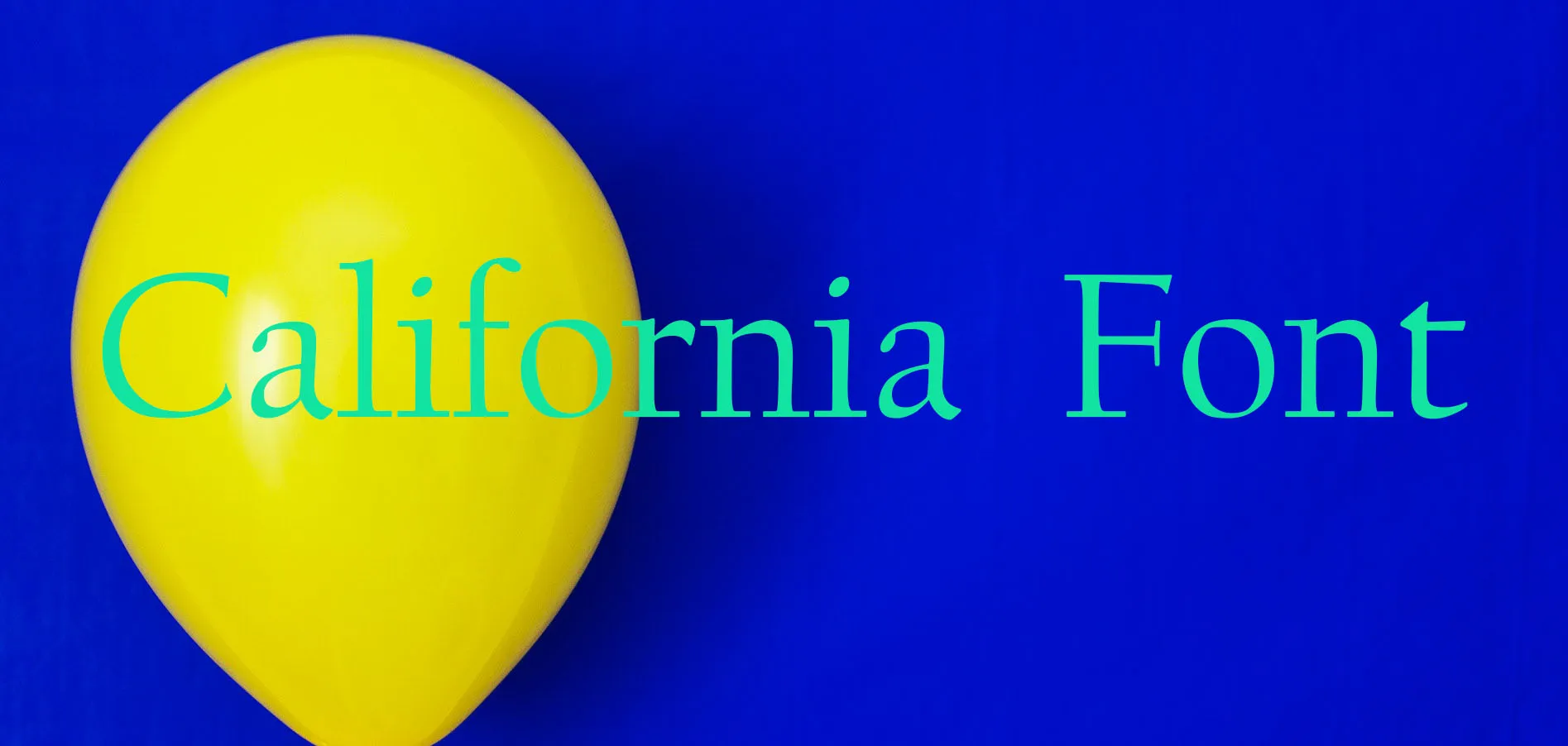 California Font