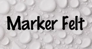 Marker Felt Font