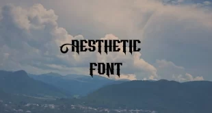 Aesthetic Font Family
