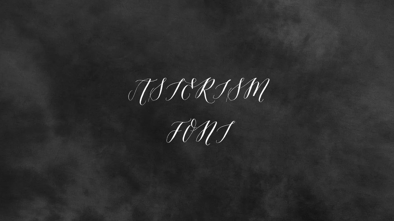 Asterism Font Family