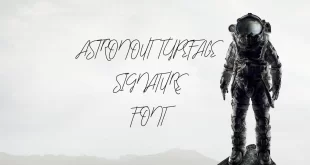 Astronout Signature Font
