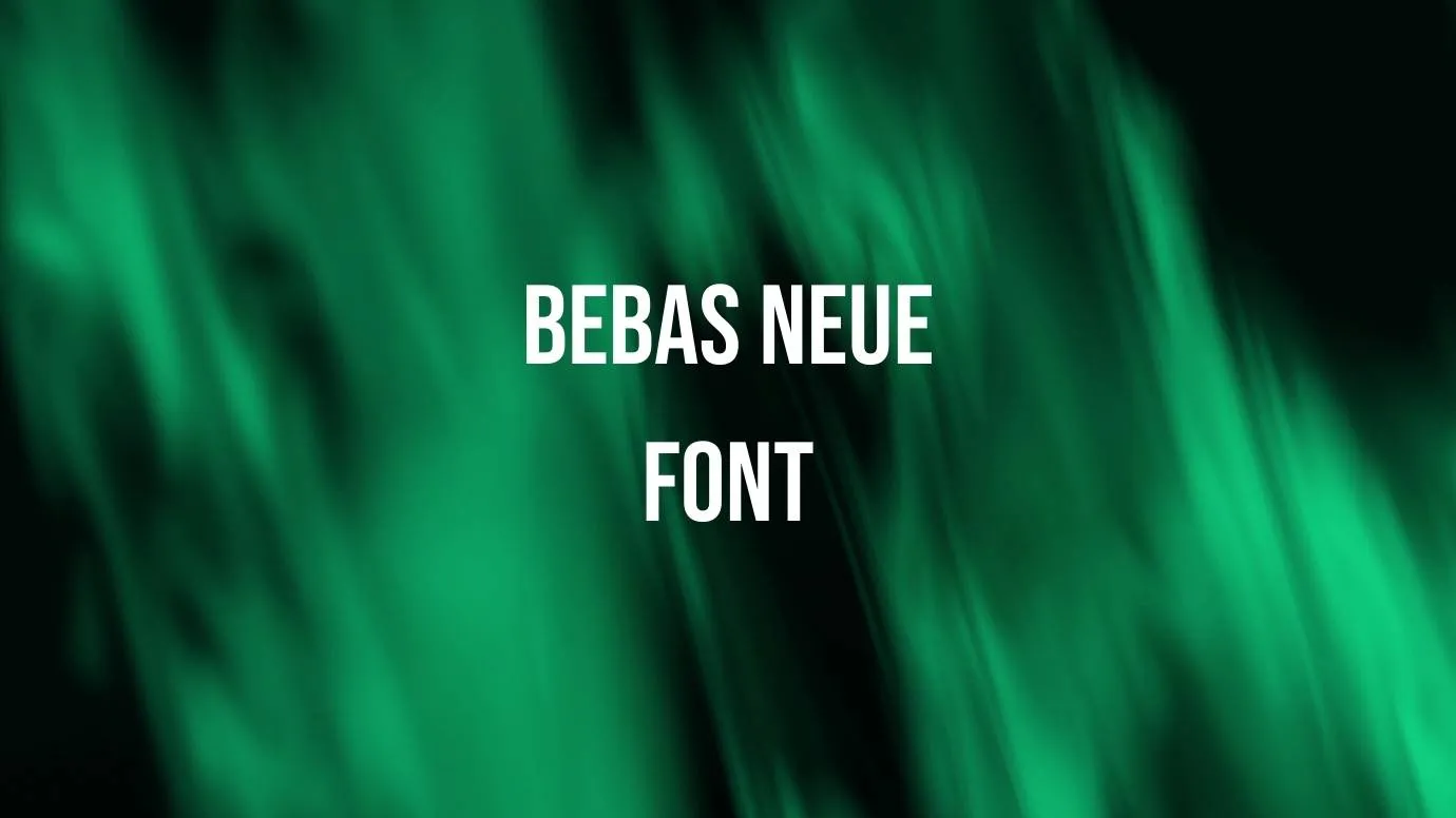 Bebas Neue Font