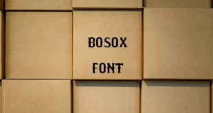 Bosox Font