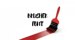 Brusher Font