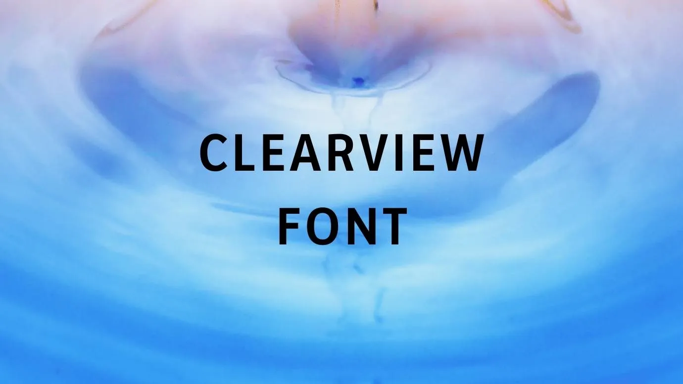 Clearview Font Family