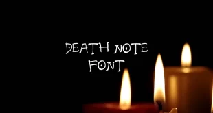 Death Note Font