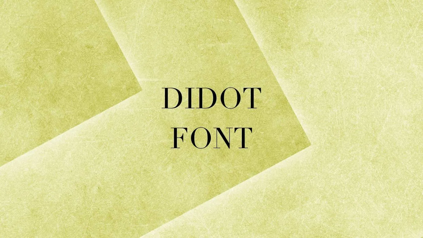 Didot Font