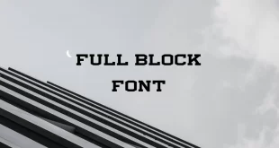 Full Block Font