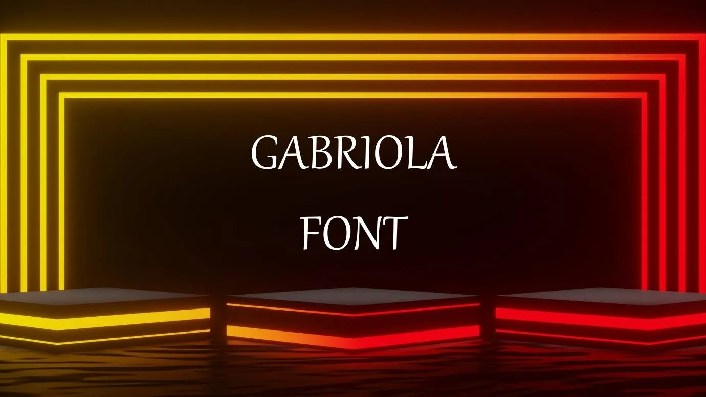 Gabriola Font Family