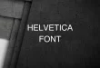 helvetica Font