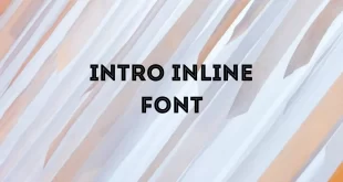 Intro Inline Font Family