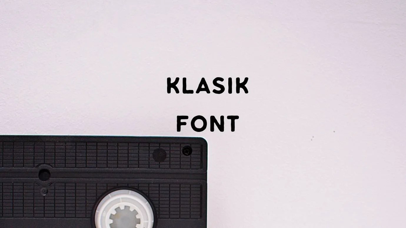 Klasik Font Family