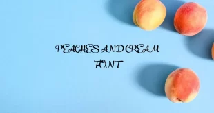 Peaches And Cream Font Family