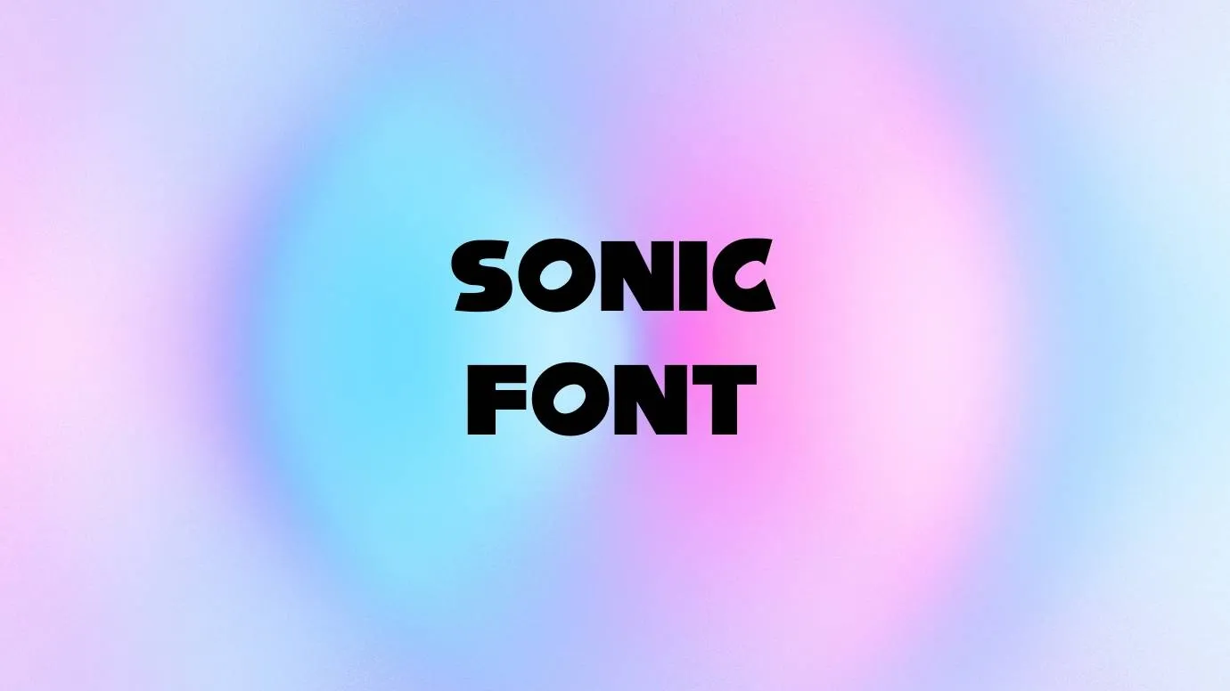 Sonic Font Family