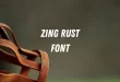 Zing Rust Font Family