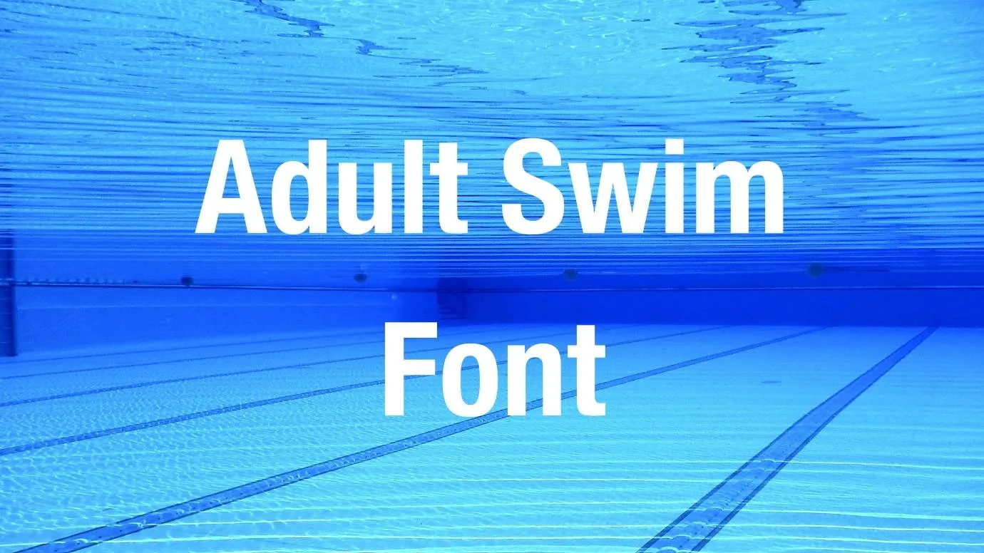Adult Swim Font