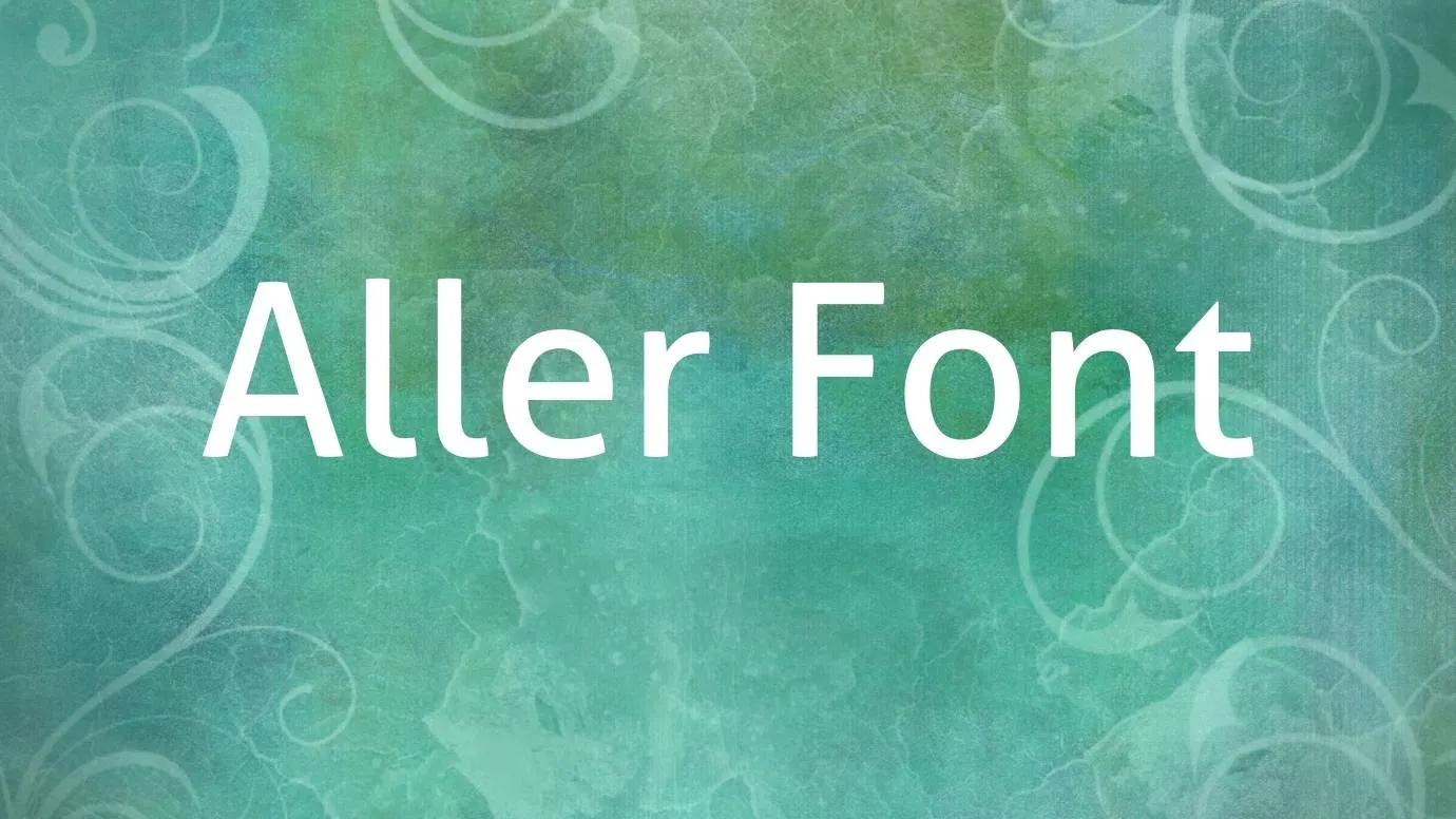 Aller Font Family