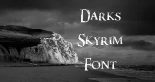 Darks Skyrim Font