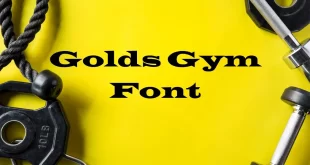 Gold's Gym Font