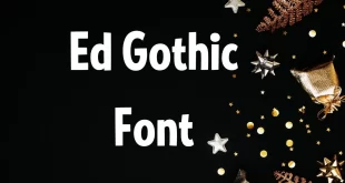 Ed Gothic Font