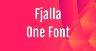 Fjalla One Font