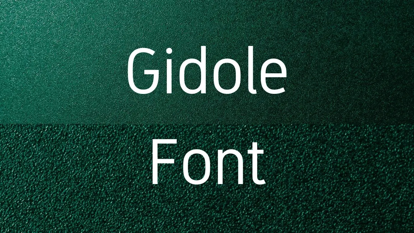 Gidole Font