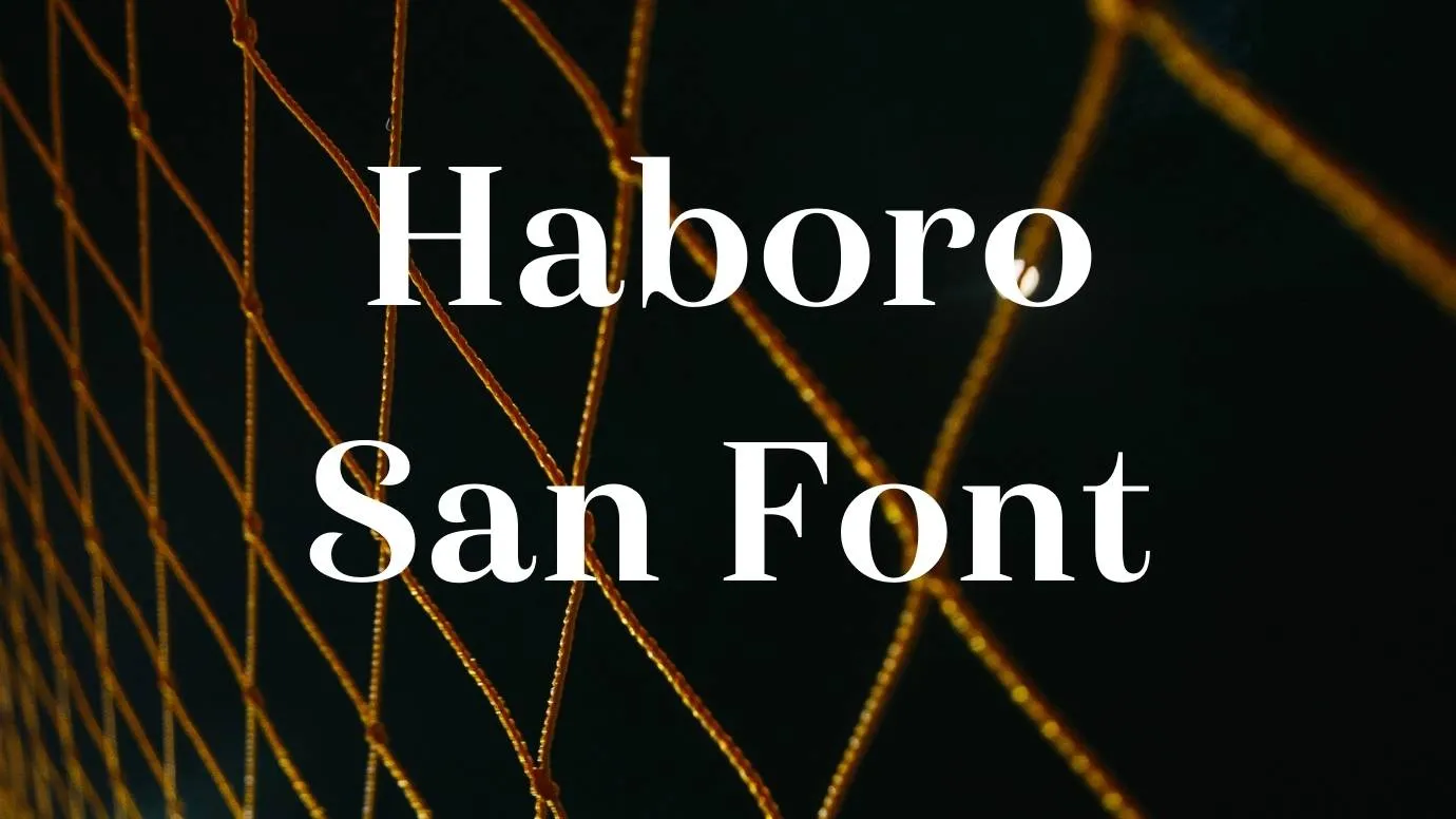 Haboro Sans Font