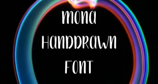 Mona Handdrawn Font