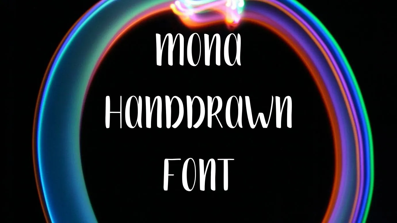 Mona Handdrawn Font