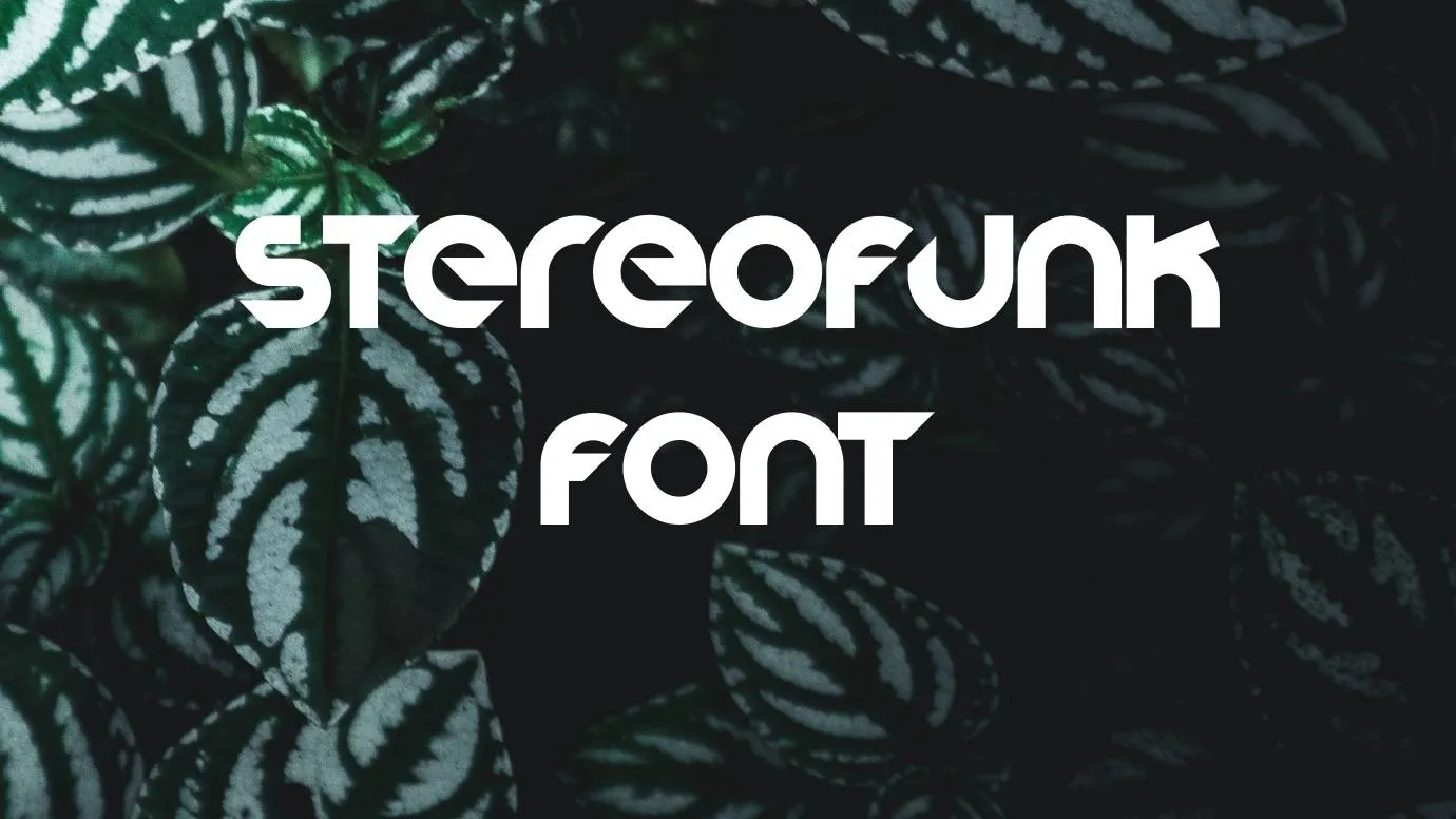 Stereofunk Font