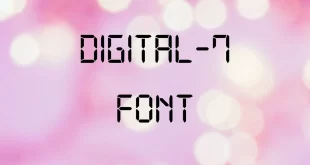 Digital 7 Font