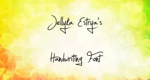 Jellyka Estrya's Handwriting Font