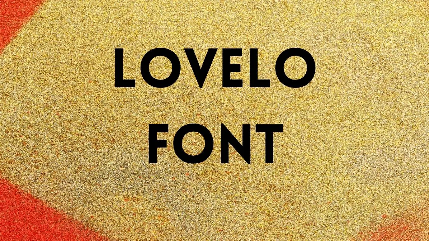 Lovelo Font Family Free Download